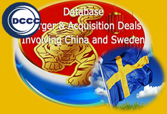 Database M&A deals involving China and Sweden