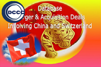 Database M&A deals involving China and Switzerland