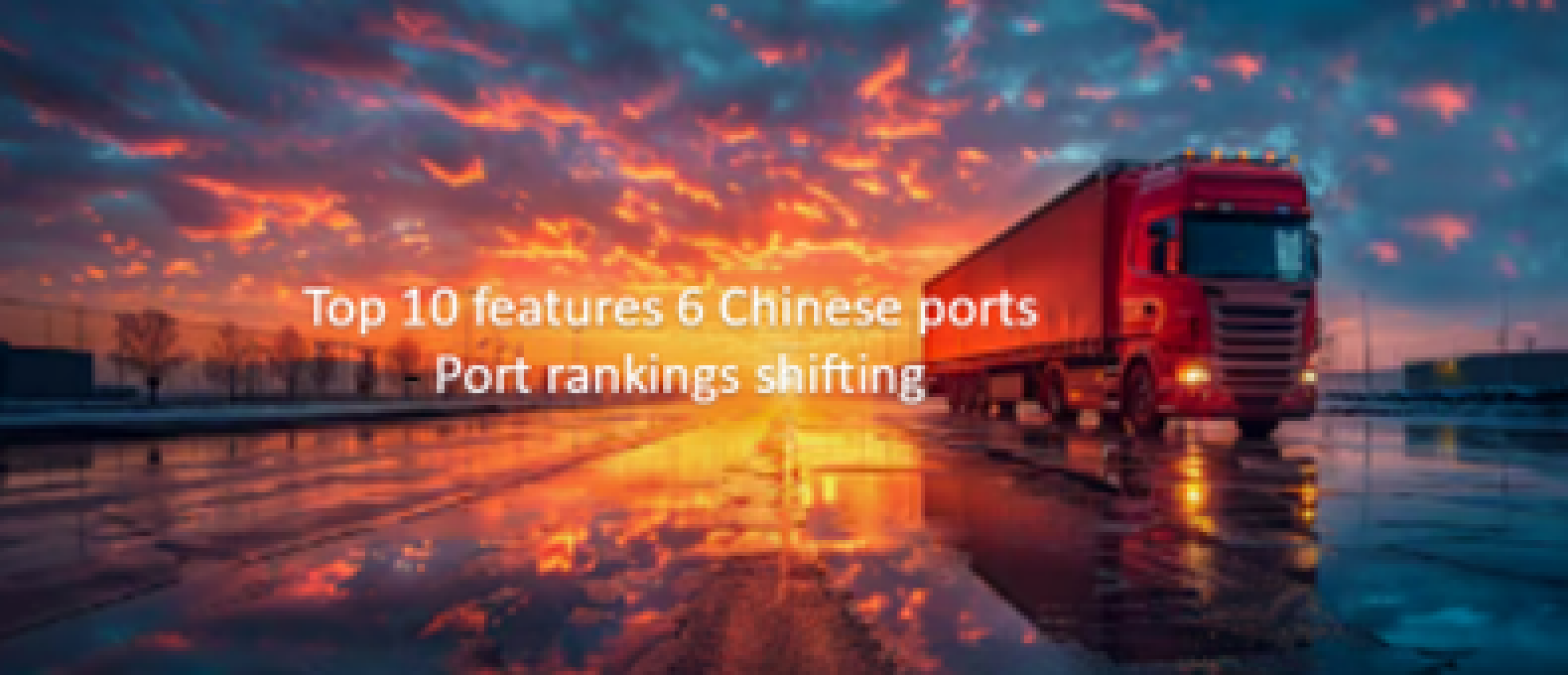 Port rankings shifting - top 10 features 6 Chinese ports