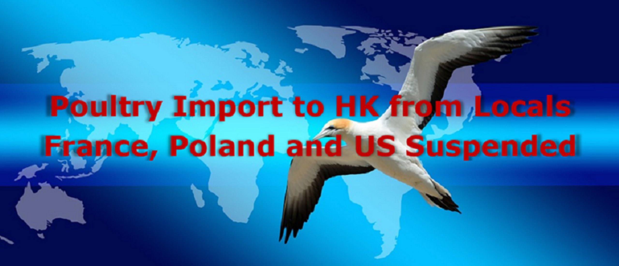 Poultry import to HK from locals France, Poland and US suspended