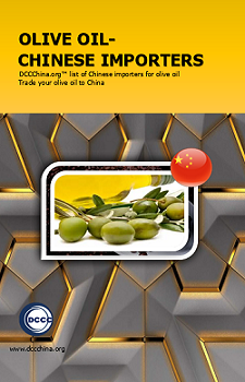the list of Chinese importers for olive oil
