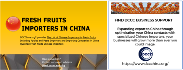 FIND BUSINESS SUPPORT (Fresh Fruits Importers in China) FIND BUSINESS SUPPORT (Fresh Fruits Importers in China)