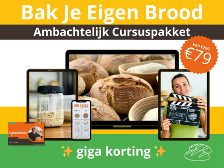 _Bak Je Eigen Brood - Ambachtelijk Cursuspakket gigaKORTING - De Broodbakschool