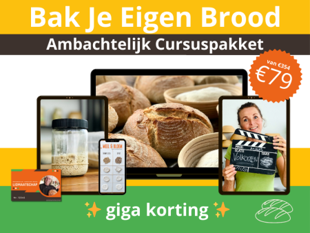 Bak Je Eigen Brood - Ambachtelijk Cursuspakket gigaKORTING - De Broodbakschool