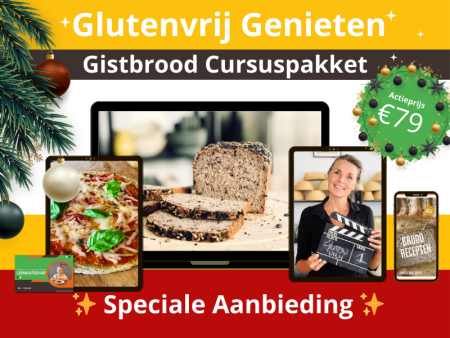 Glutenvrij Genieten Gistbrood Cursuspakket - Kerst - De Broodbakschool