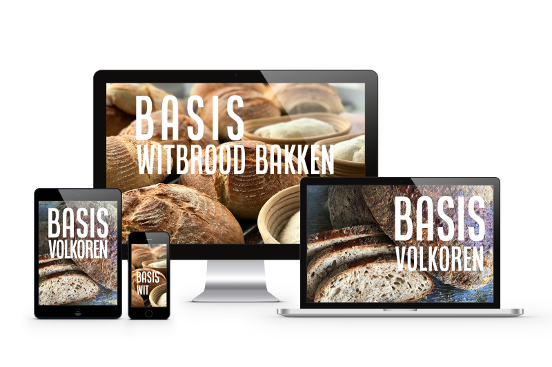 Mockup Combideal: Witbrood en Volkorenbrood Bakken Marije Bakt Brood