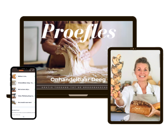 Mockup Computer Proefles Onhandelbaar Deeg   De