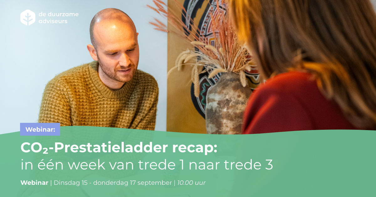 CO₂-Prestatieladder recap: in één week van trede 1 naar trede 3