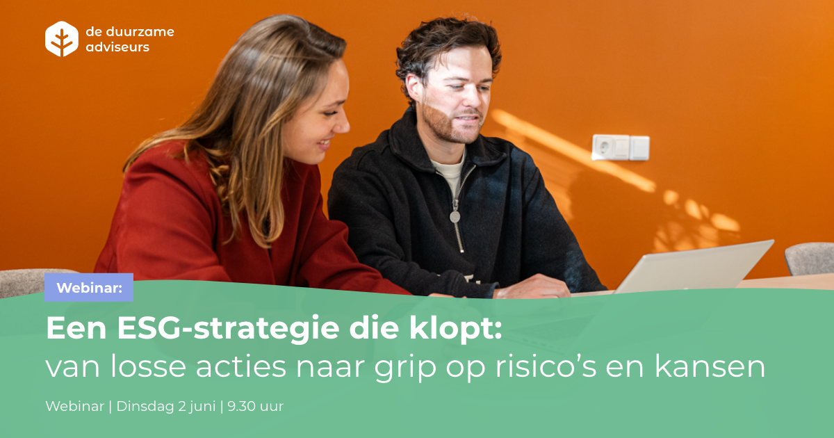 Een ESG‑strategie die klopt: