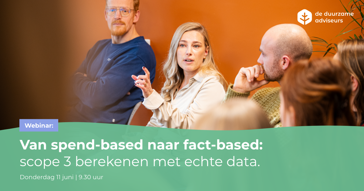 Van spend-based naar fact-based: scope 3 berekenen met echte data