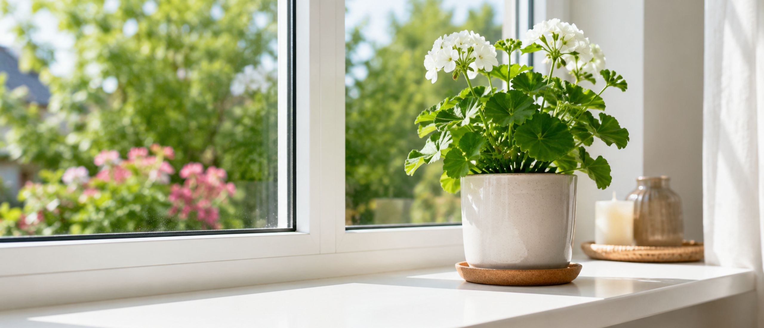 Je vensterbank zomerklaar maken in 10 minuten