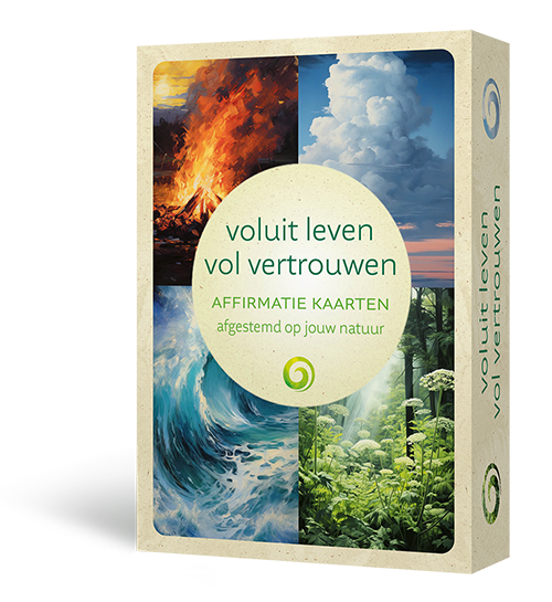 Carddeck Veerkracht van De Koru Stijl —  affirmaties met de vier elementen