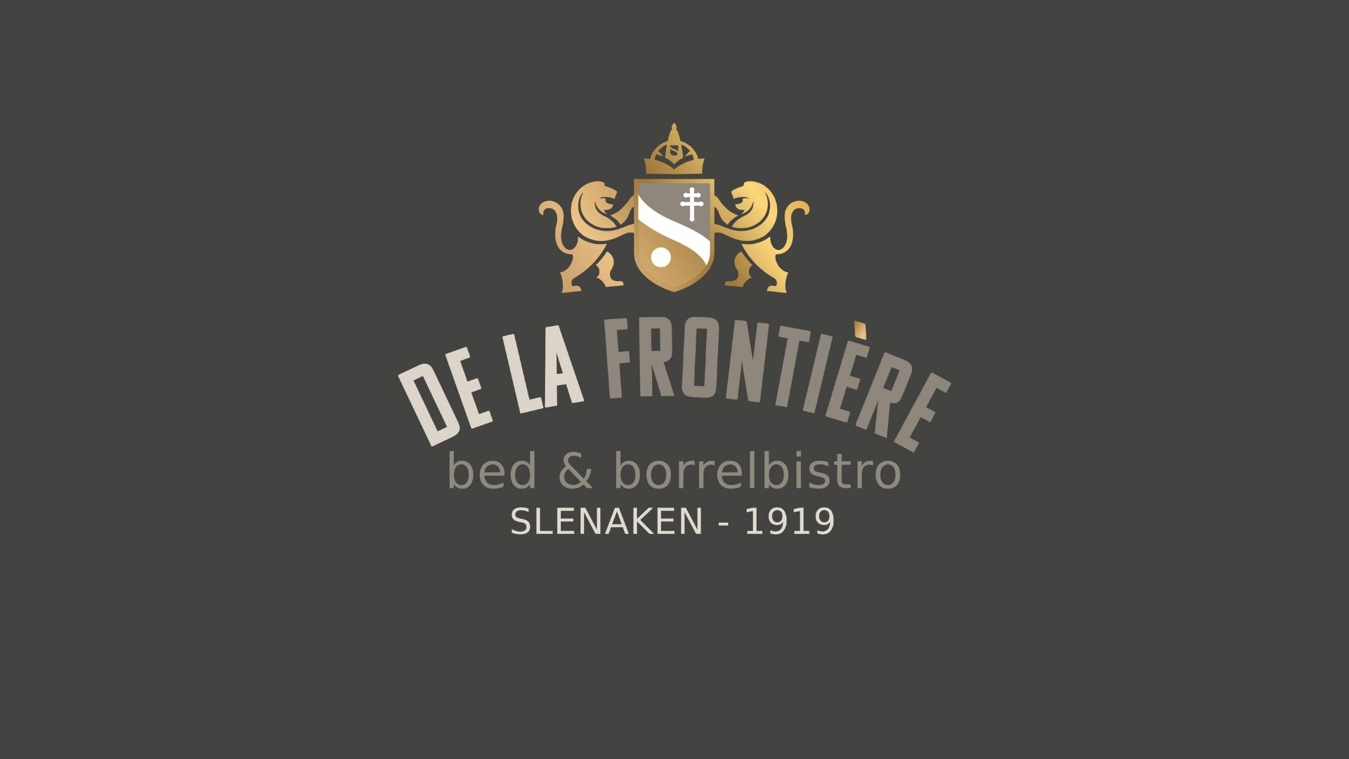 De La Frontière Bed & Borrelbistro Slenaken sinds 1919 Logo van De La Frontiere Bed & Borrelbistro in Slenaken een begrip sins 1919