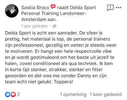 Ervaring 8 weken challenge Delda Sport