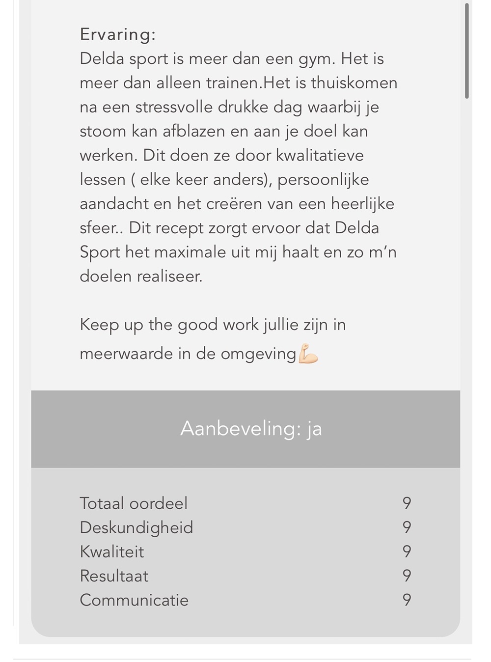 Challenge ervaring afvallen personal training