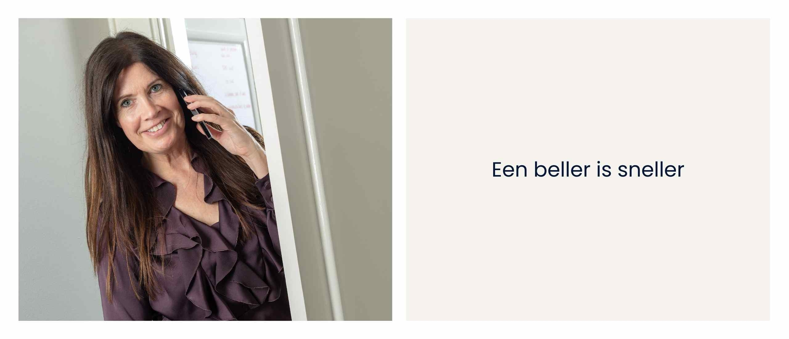 Een beller is sneller!