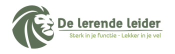 De lerende leider staat voor mogen groeien in je functie met minder stress. leidinggeven met plezier en groei