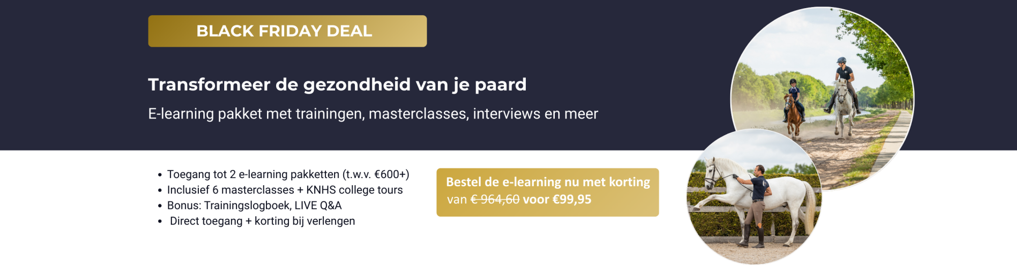 black friday gezondheid van je paard