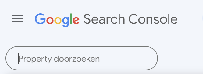 Google Search Console Propery