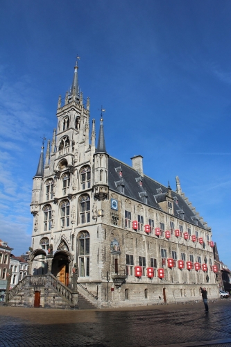Stadhuis van Gouda ontruiming