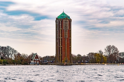 Watertoren in Aalsmeer ontruiming