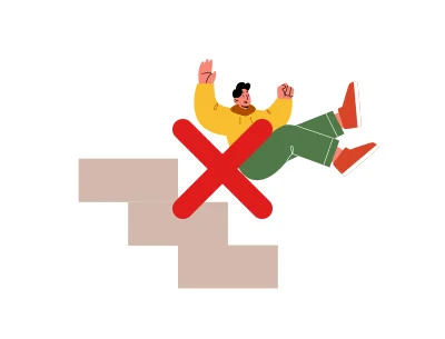 Antislip traptreden voorkomt valpartijen