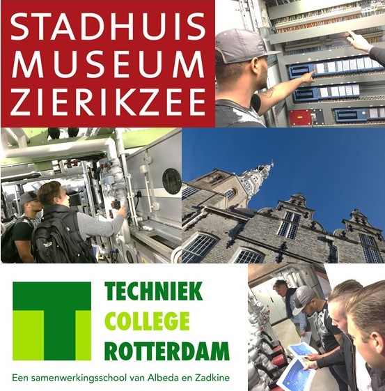 Studenten Installatietechniek bezoeken Stadhuismuseum