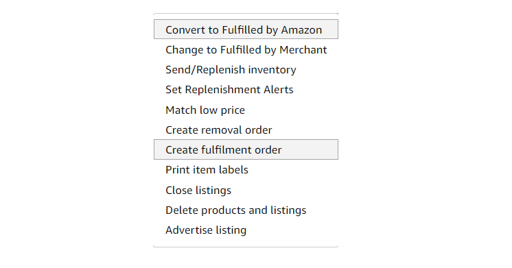 Fulfillment order maken Fulfillment order maken voorbeeld