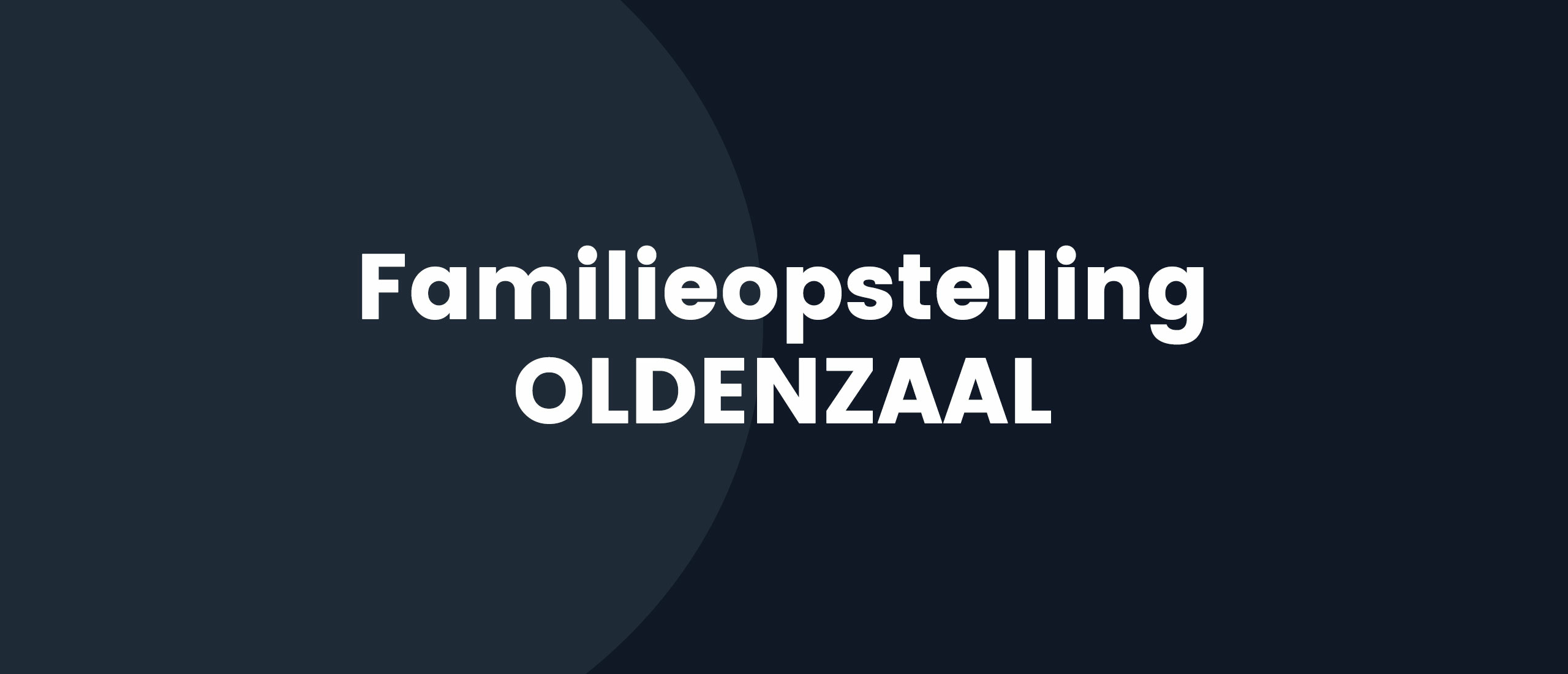 Familieopstelling Oldenzaal