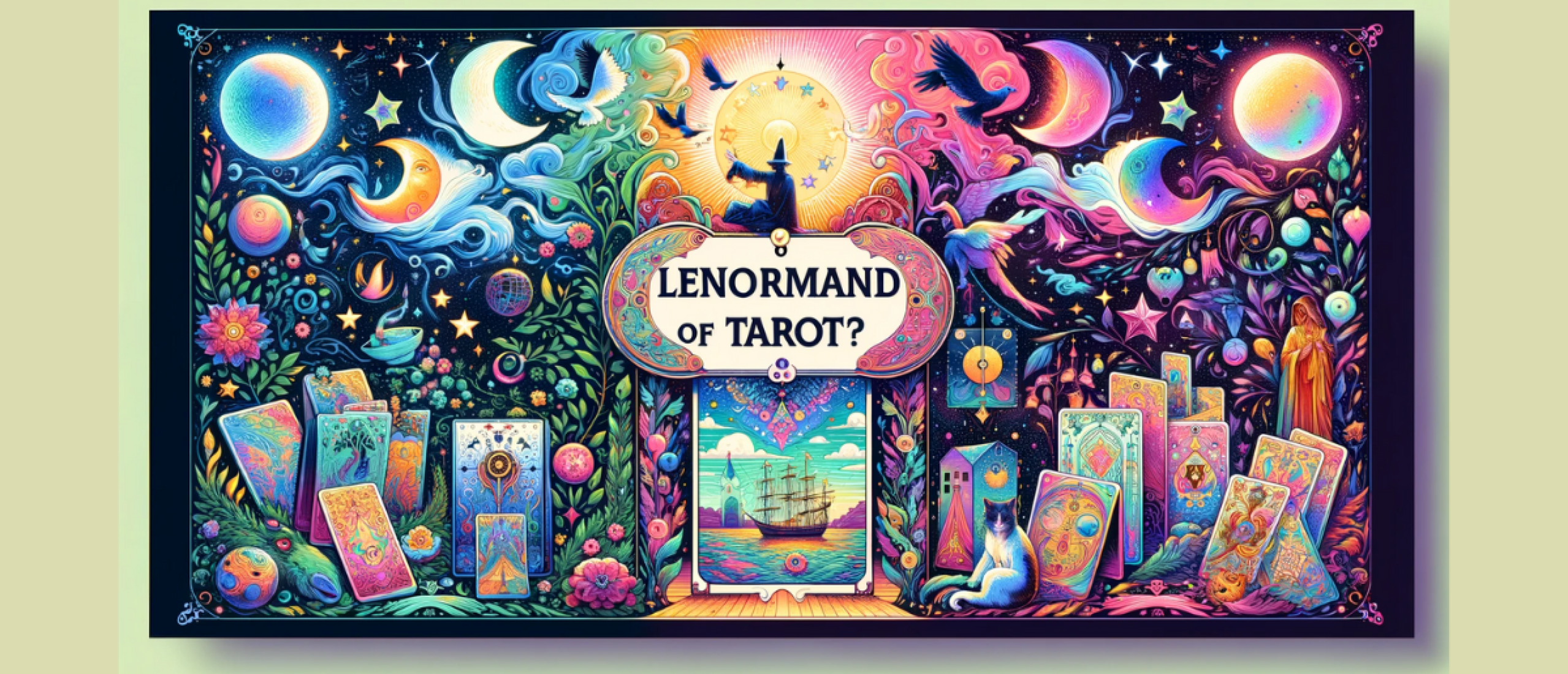 Kaartleggen ontcijferd: De praktische magie van Lenormand versus de spirituele diepgang van Tarot.