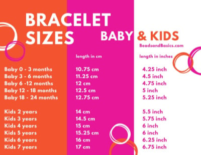 Bracelet Size Conversion Chart  WJD Exclusives