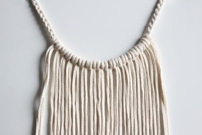 DIY Macramé bag step by step 1