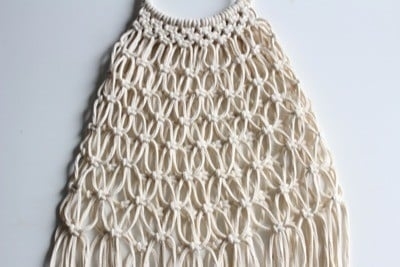 DIY Macramé bag step by step 10