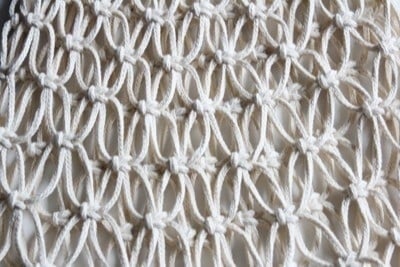 DIY Macramé bag step by step 11