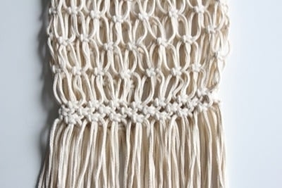 DIY Macramé bag step by step 12