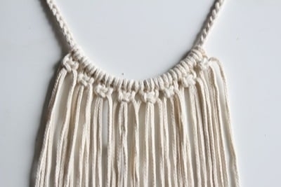 DIY Macramé bag step by step 2