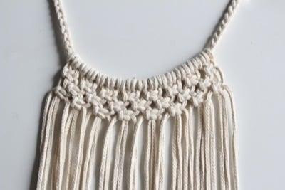 DIY Macramé bag step by step 4