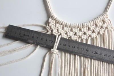 DIY Macramé bag step by step 5