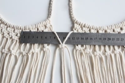 DIY Macramé bag step by step 8