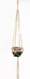 Make macrame plant hangers for your plants