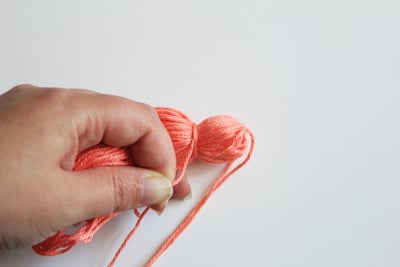 Tassel Crochet Cotton DIY step by step 5