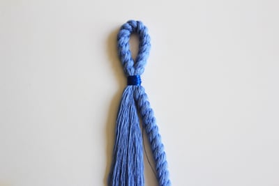 Tassel with Loop of Cord step 5