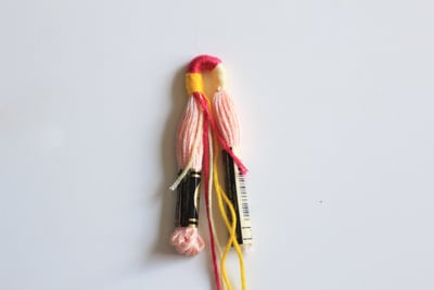 Tassel with Loop of Cord step 6