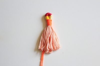 Tassel with Loop of Cord step 7