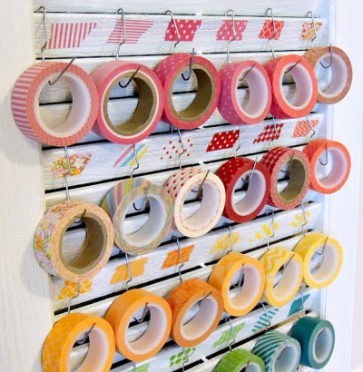 Washi Tape Neatly Stored