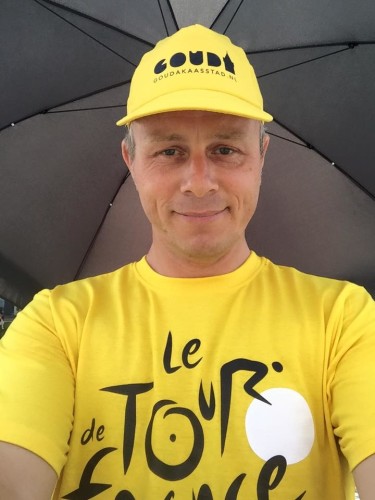 DJ in Reeuwijk zoeken Goudse DJ Johan Post boeken hier tijdens Etappe 2 van de Tour de France