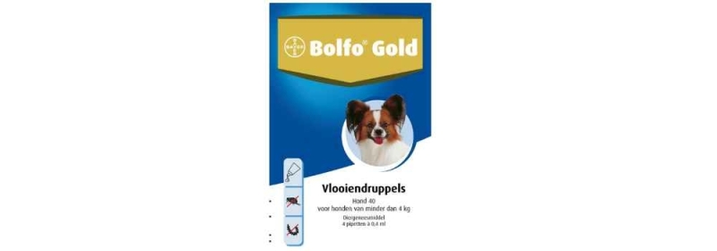 Bolfo Gold 40 Anti Vlooienmiddel Hond
