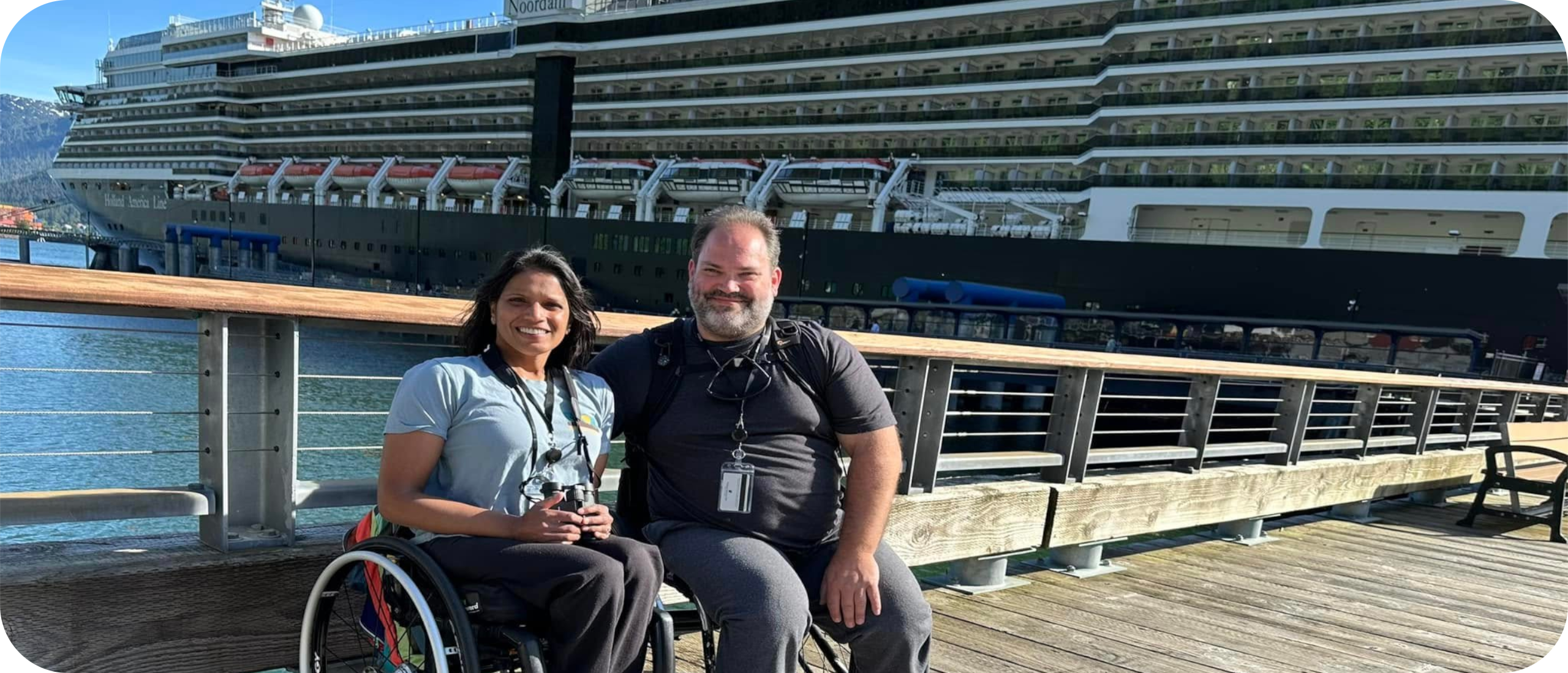 Holland America Line als rolstoelgebruiker