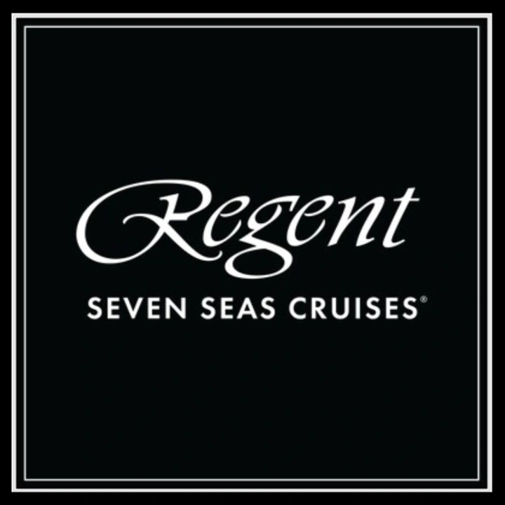 Regent Seven Seas Cruises-logo met de tekst 