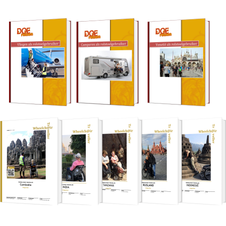 Boeken Reizen als rolstoelgebruiker en magazines Wheelchair traveller